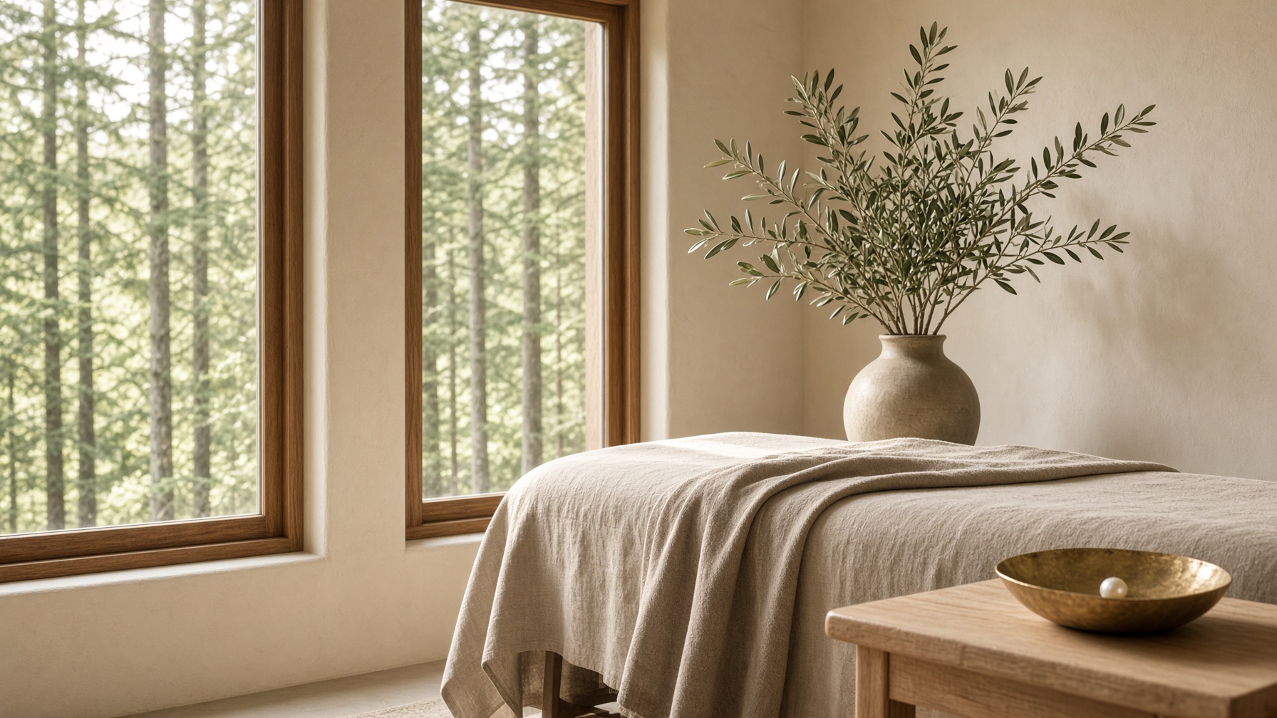 Sunlit private care studio